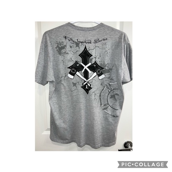 Crosstitched fully involved series firefighter t shirt. NWOT. XXL. - Picture 3 of 6